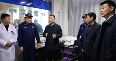 【医院动态】市领导到我院视察消防安全工作