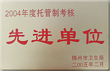 2004年度托管制考核先进单位